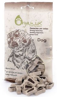 Organix Лакомства д/собак Нежные косточки для щенков с ягненком и кальцием