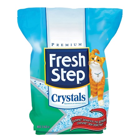 FRESH STEP Crystals Наполнитель силикагель для кошек