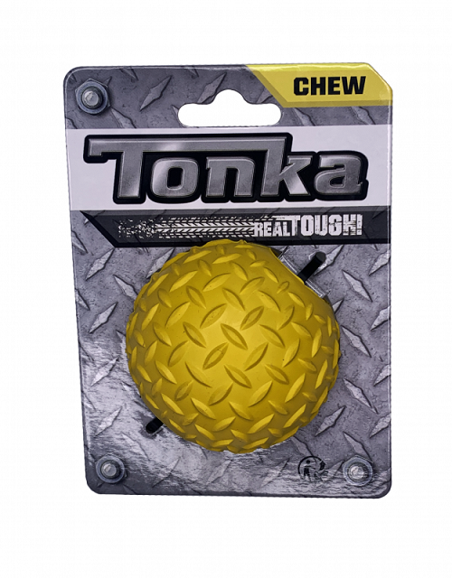 TONKA 6154 Мяч рифленый, желтый, 6,4 см