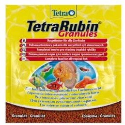 TetraRubin Granules Корм в гранулах для улучшения окраса всех видов рыб, 15 гр.