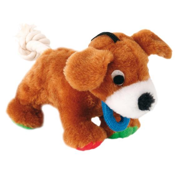 TRIXIE 3616 Игрушка для щенков "Плюшевая собака", 17 см (цвета в ассортименте)