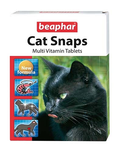 BEAPHAR CAT SNAPS Комплекс витаминов для кошек, 75 шт.