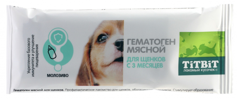 TITBIT Гематоген для щенков, 35 гр
