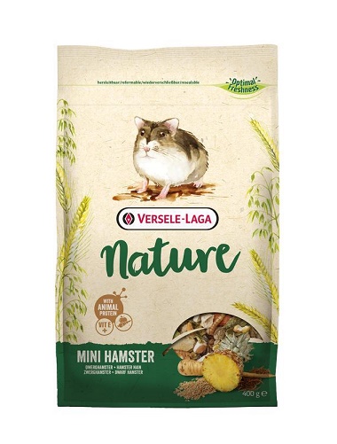 VERSELE-LAGA Mini Hamster Nature Корм ПРЕМИУМ для карликовых хомяков, 400 гр.
