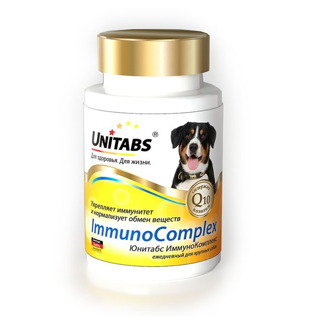 Unitabs ImmunoComplex для крупных собак, 100 табл.