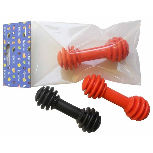 ДАНКО ИГ-47 Игрушка для собак дентологическая ГАНТЕЛЯ, 9 см