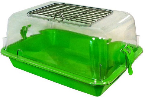 Террариум большой с металлической дверкой прозрачный