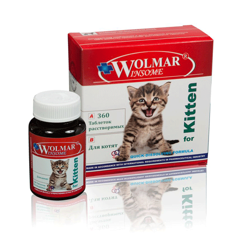 Wolmar Winsome for Kitten полифункциональный мультикомплекс для котят с 45 дневного возраста.