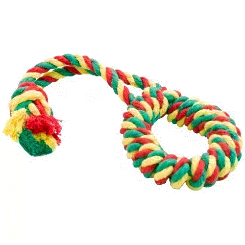 ДОГЛАЙК  Игрушка для собак КОЛЬЦО канатное DENTAL KNOT