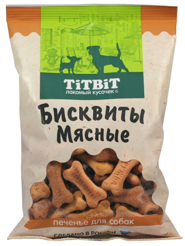 TITBIT Печенье Бисквиты мясные 500 гр