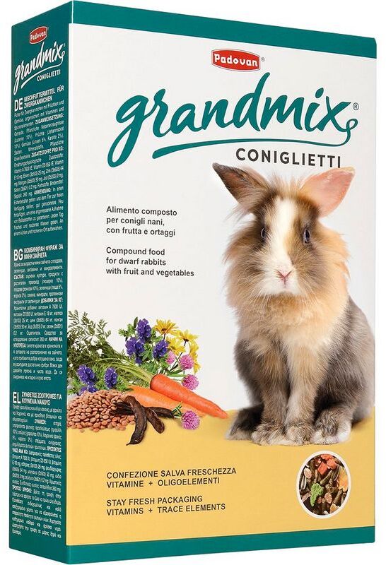 PADOVAN Корм для взрослых кроликов, 850 гр.