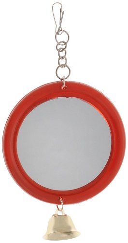 TRIOL 061-КХ Игрушка для птиц "Зеркало с колокольчиком"