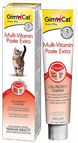 GIMPET Multi-Vitamin-Extra Витаминизированная паста для кошек