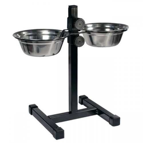 ЗООМАРК Подставка ТЕЛЕСКОП с мисками