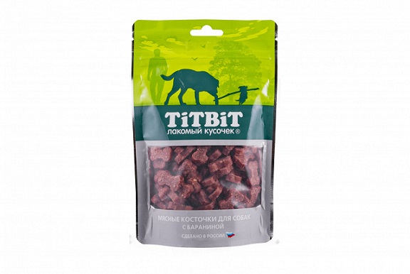 TITBIT КОСТОЧКИ С БАРАНИНОЙ, 145 гр