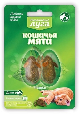 Экомпром Кошачья мята "Альпийские луга" МЫШКИ 2 шт