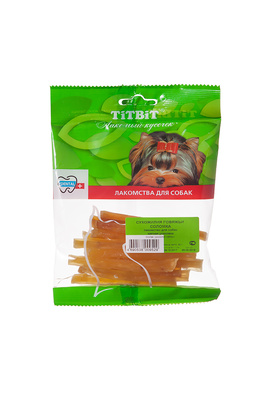 TITBIT Сухожилия говяжьи (соломка), 50 гр