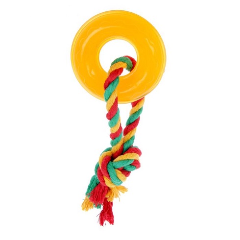 ДОГЛАЙК  Игрушка для собак КОЛЬЦО МИНИ, 69*23 мм