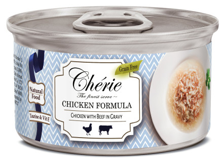 PETTRIC Cherie Курица с говядиной в соусе (1316), 80 гр