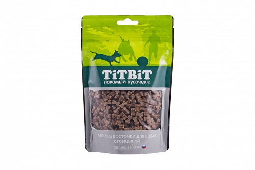 TITBIT КОСТОЧКИ С ГОВЯДИНОЙ, 145 гр