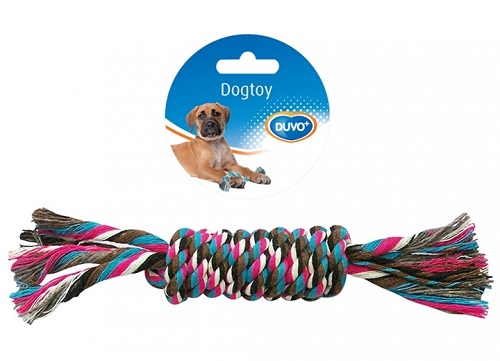 DUVO+ Игрушка для собак веревочная с усиленным центром, 23 см																											