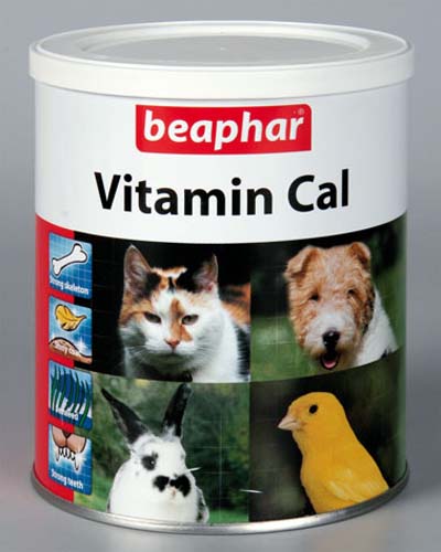 BEAPHAR Vitamin Cal Витаминная смесь для укрепления иммунитета у собак, кошек, птиц, грызунов, 250 г