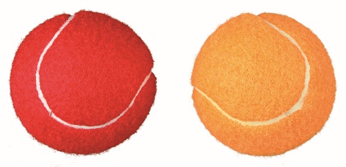 TRIXIE 34800 Теннисный мяч, 6 см, 2 шт