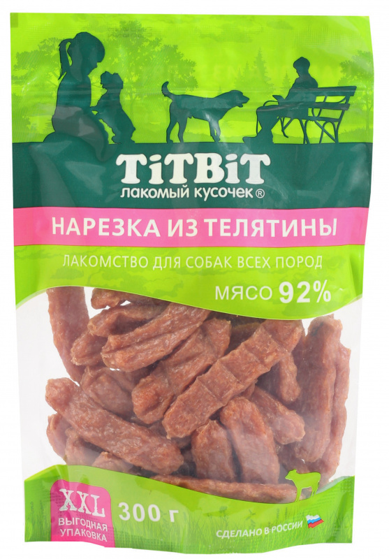 TITBIT Нарезка из телятины XXL, 300 гр