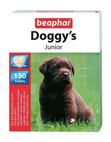 BEAPHAR Doggy's Junior Комплекс витаминов для щенков, 150 шт.