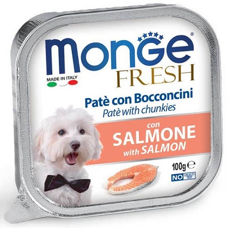 Monge DOG Fresh Консервы для собак лосось, 100 гр