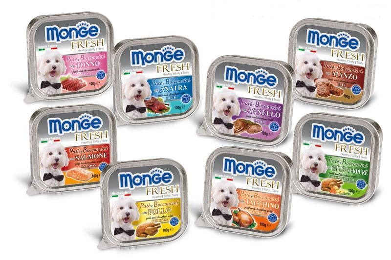 Monge DOG Fresh Консервы для собак индейка, 100 гр
