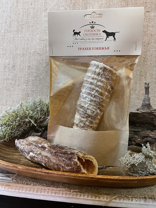 ГОРДОСТЬ ОХОТНИКА Трахея говяжья, 60 гр, ГО0288