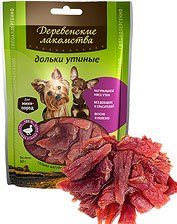 ДЕРЕВЕНСКИЕ ЛАКОМСТВА для собак мелких пород УТИНЫЕ ДОЛЬКИ, 55 гр (79711533)