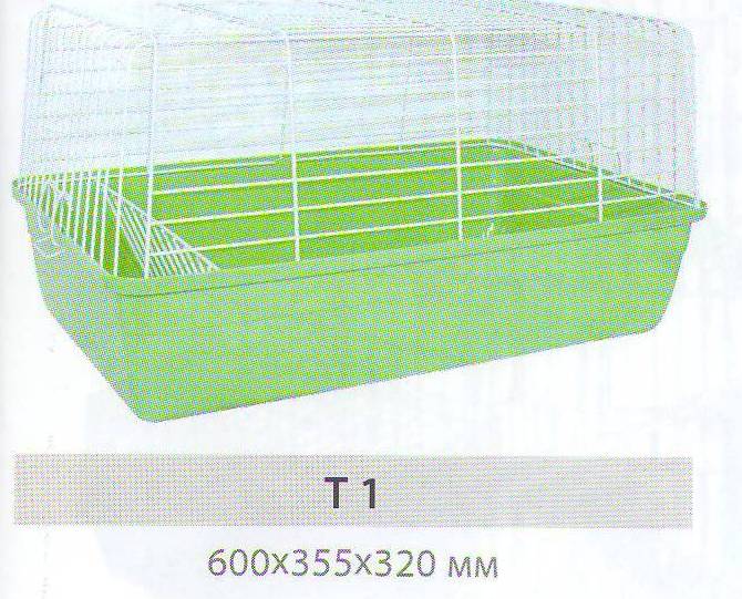 TRIOL Т1 (40691037) Клетка для кроликов, 60*35,5*32 см