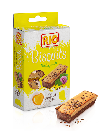 RIO Бисквиты для всех видов птиц С ПОЛЕЗНЫМИ СЕМЕНАМИ