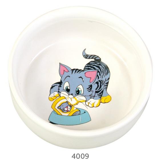 TRIXIE 4009 Миска керамическая для кошки, 11 см 