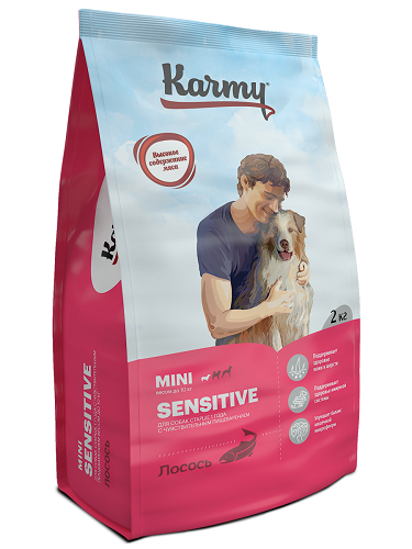 KARMY Dog Sensitive mini, Лосось
