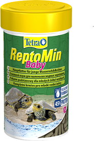 Tetra ReptoMin Baby корм для молоди водных черепах, 100 мл.