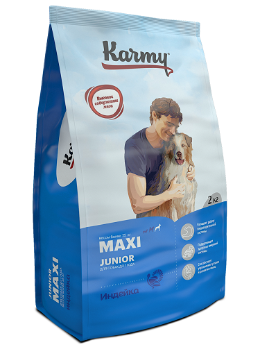 KARMY Dog Maxi Junior , Индейка