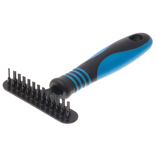 DeLIGHT 358025D Расческа-грабли двухрядные 25 зубьев