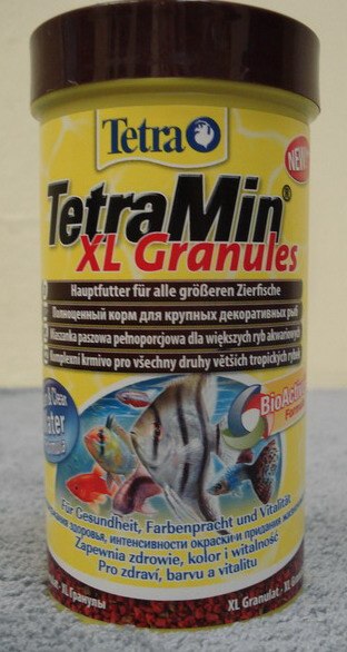 TETRAMin XL GRANULES Cбалансированный корм в виде крупных гранул, 250 мл