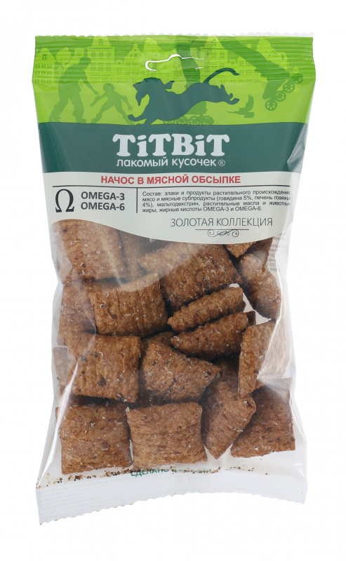 TITBIT Начос в мясной обсыпке, 75 гр
