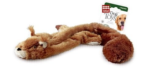 Gigwi 75012 Белка с 2-мя пищалками/ткань, пластик