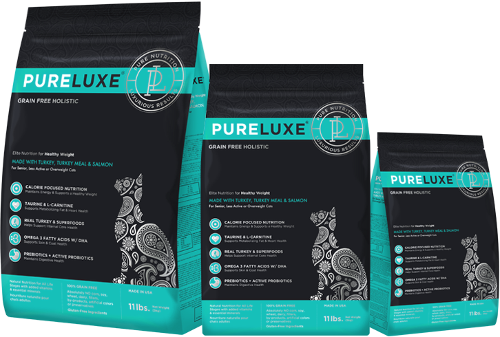 PURELUXE для котят с курицей, нутом и лососем