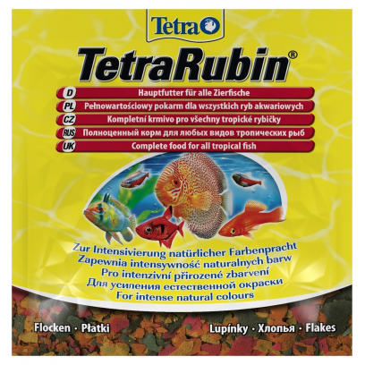 TetraRubin Корм в хлопьях для улучшения окраса всех видов рыб