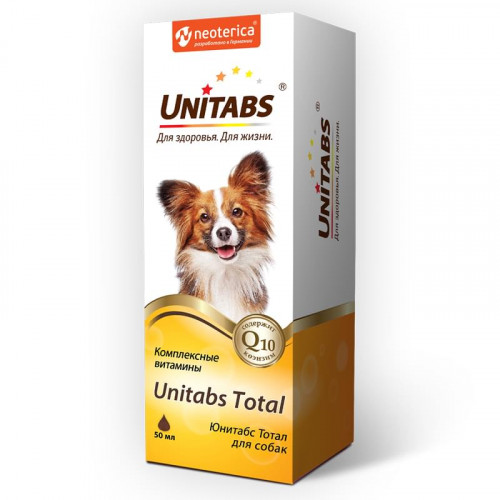 Unitabs Total комплексные витамины для собак, 50 мл