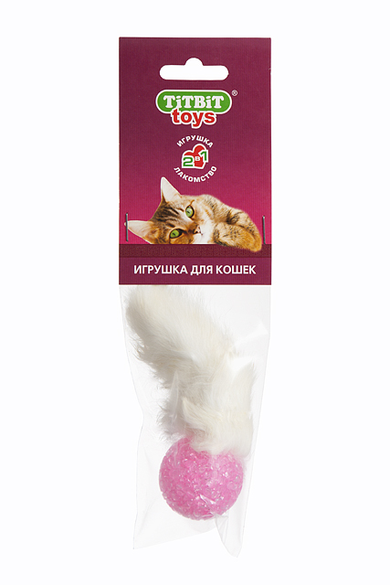 TITBIT Хвост кроличий (игрушка для кошек), 12 гр
