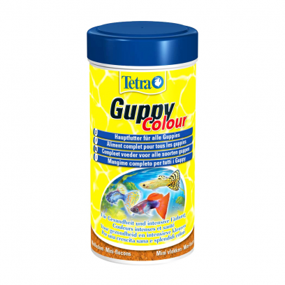 TETRA Guppy Colour Корм для гуппи и других живородящих рыбок для улучшения окраса