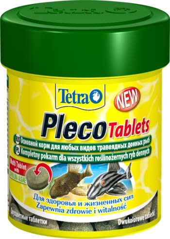 TETRAPleco Tablets Корм со спирулиной для сомов и донных рыб