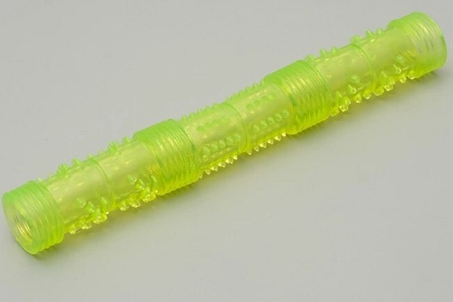 7068501  Игрушка тренировочная жевательная "Палка", полая, 24,5 см, синяя